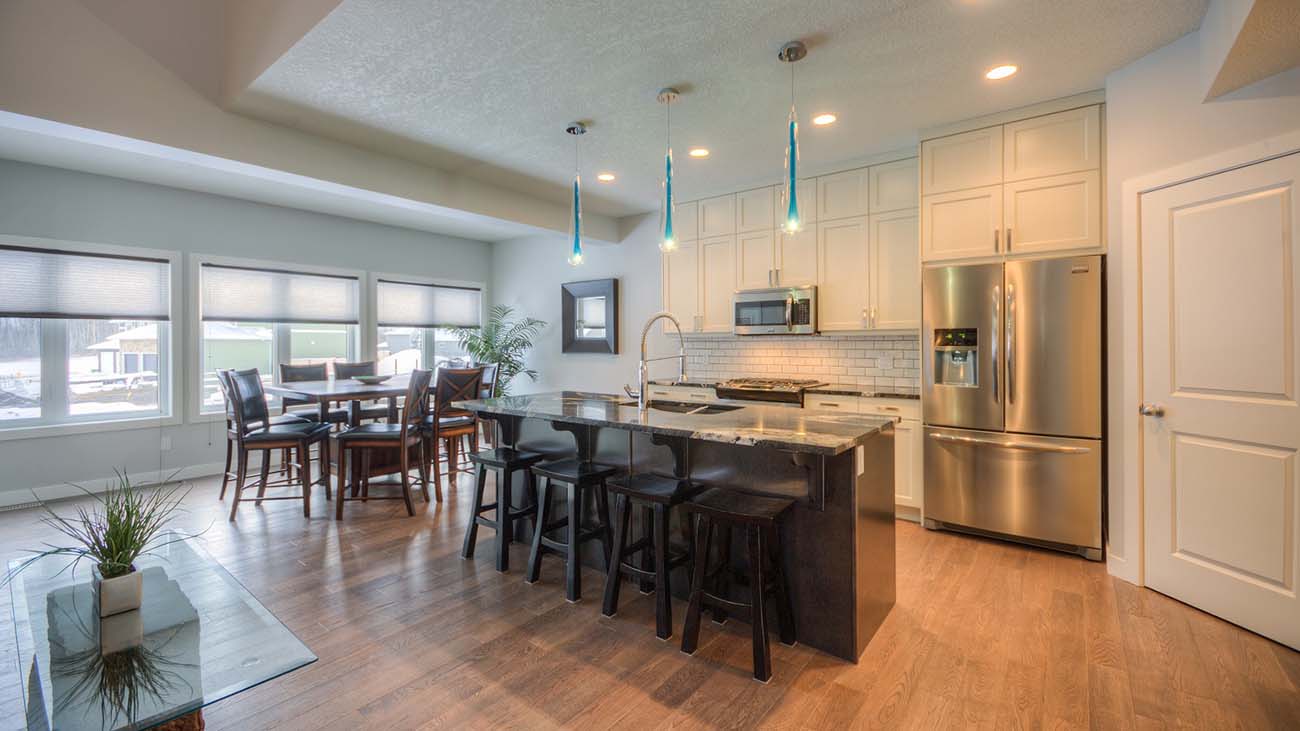 The Brooklyn: Urban Escapes Featured Custom Home project in Grande Prairie